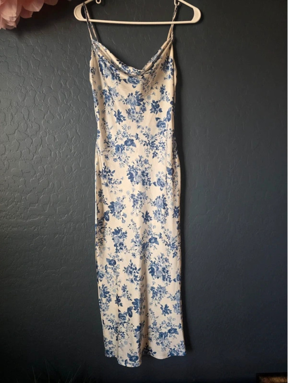 Lovely Day blue floral midi dress